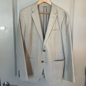 Bonobos Summer Sport Coat - Tan - 40R, Slim Fit
